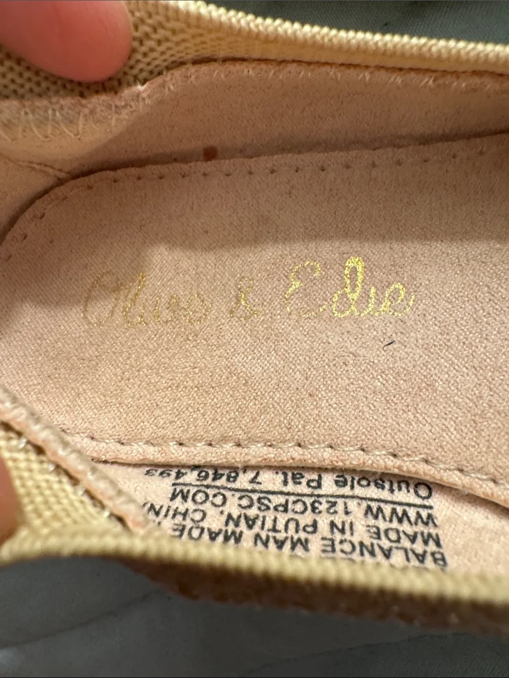 Gold Sparkly Dress Shoes